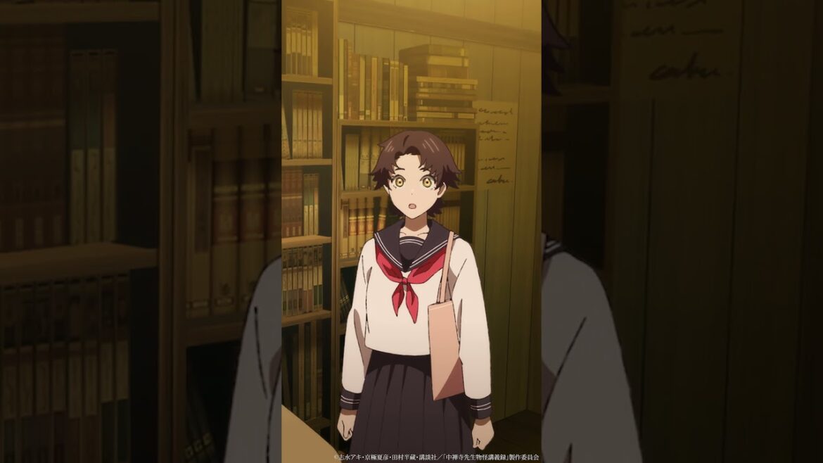 「おい榎さん生徒を巻き込むのは…」／TVアニメ『中禅寺先生物怪講義録　先生が謎を解いてしまうから。』第6話「開けてはいけない葛籠」