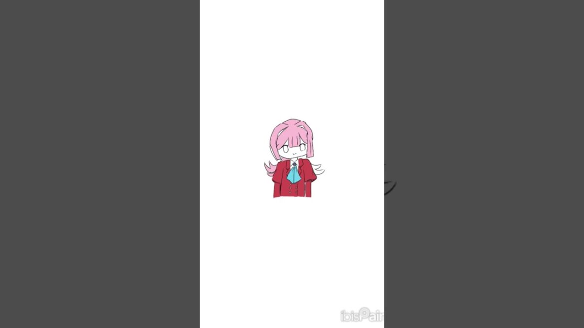 【8歳児のおえかき】悪役令嬢転生おじさんのアンナを描いてみたよー！#悪役令嬢#転生#おえかき#アイビスペイント#shorts