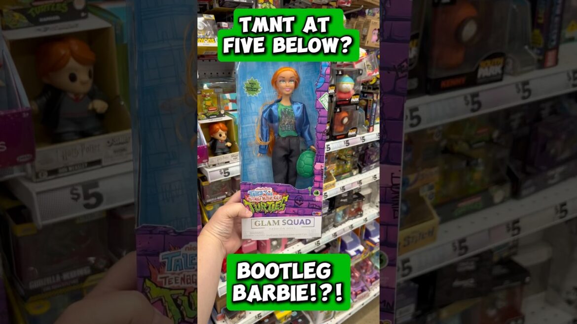 Five Below Has This CRAZY Ninja Turtle?! #tmnt #ninjaturtles #fivebelow #barbie #shorts #fyp