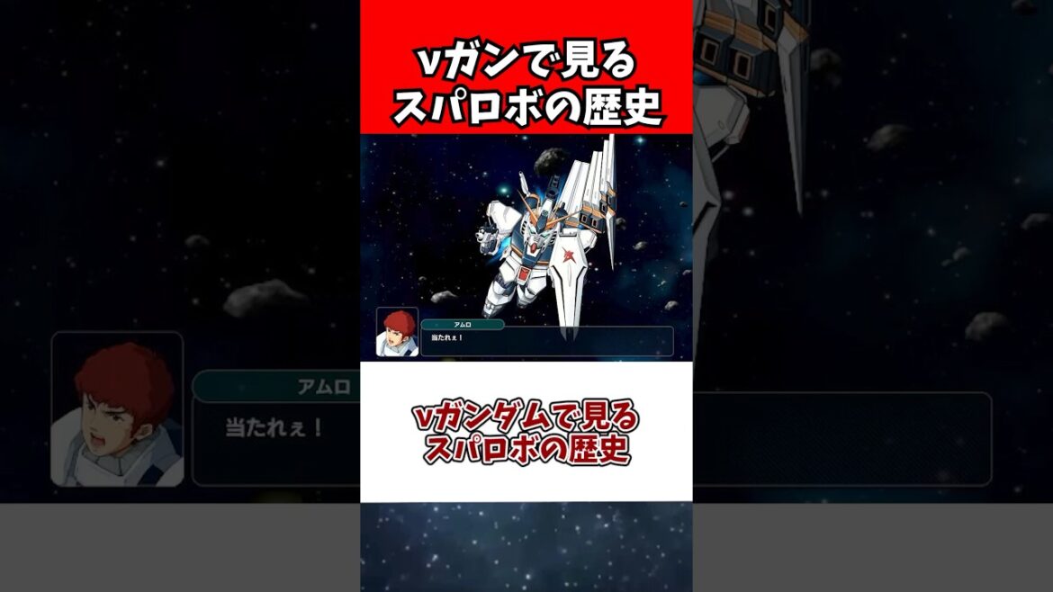 νガンダムで見るスパロボの歴史