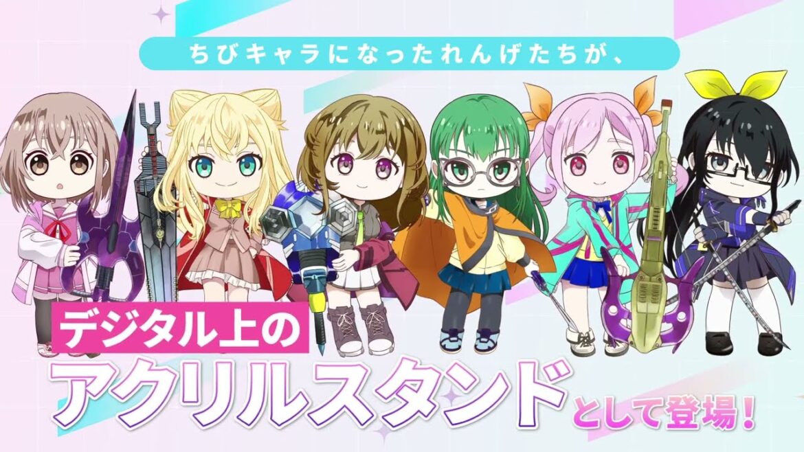 「もめんたりー・リリィ x MetaChara」デジタルアクリルスタンド CM
