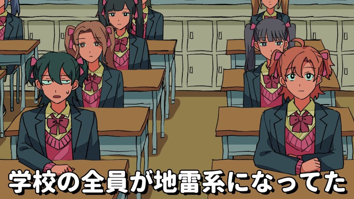 学校の全員が地雷系になってた【アニメコント】 #パラ高 学校の全員が地雷系になってた【アニメコント】 #パラ高