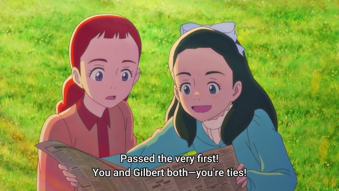 Anne Shirley - Anne becomes first in entrance exam