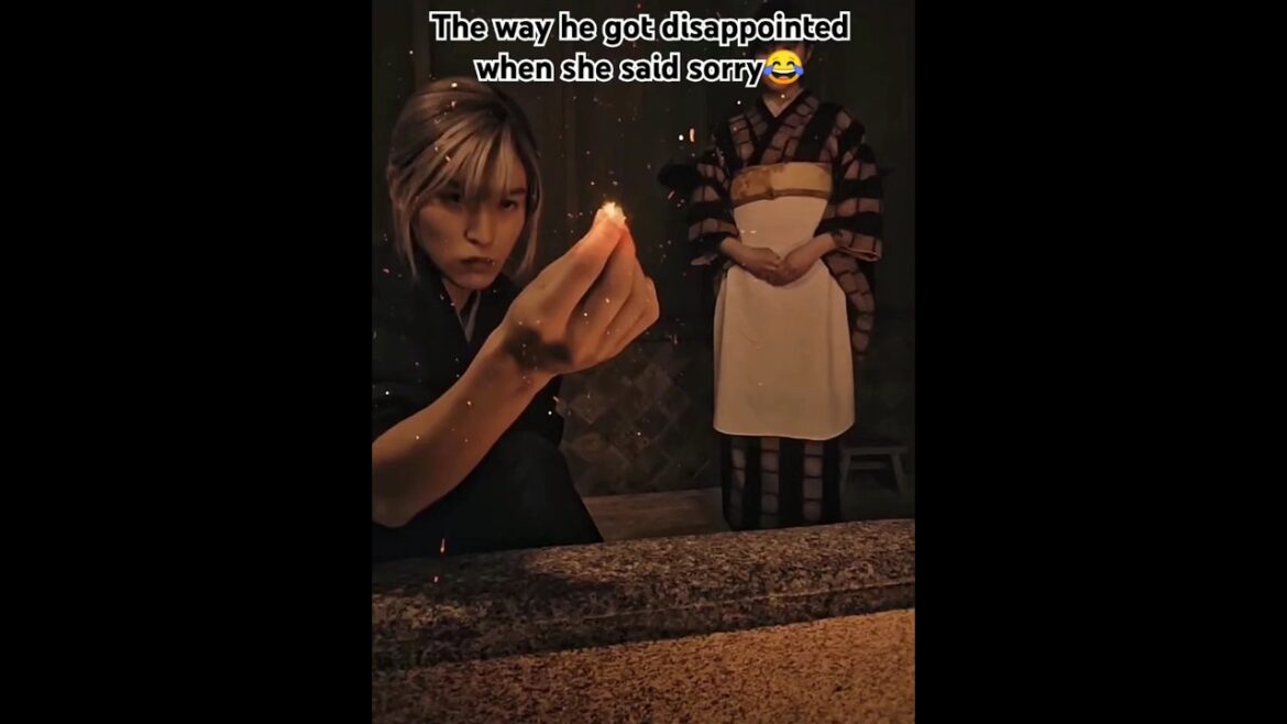 The way he got disappointed when she said sorry😂 #myhappymarriage #meguroren #imadamio #jmovie #fyp
