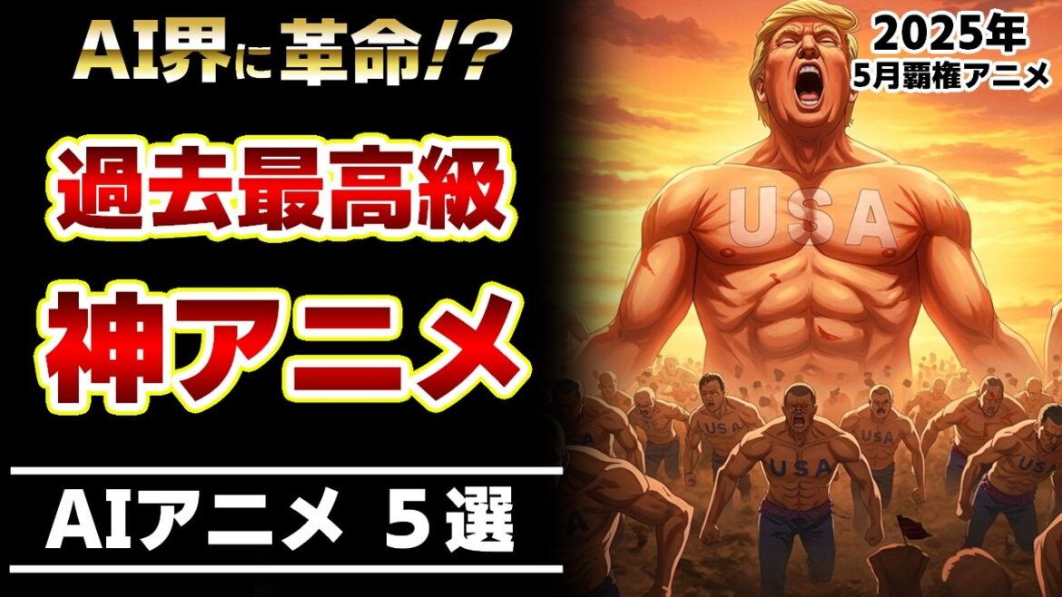 アニメ界で話題になった!万バズ連発!!絶対に見るべき神アニメ!必見AIアニメOP5本まとめ アニメ界で話題になった!万バズ連発!!絶対に見るべき神アニメ!必見AIアニメOP5本まとめ