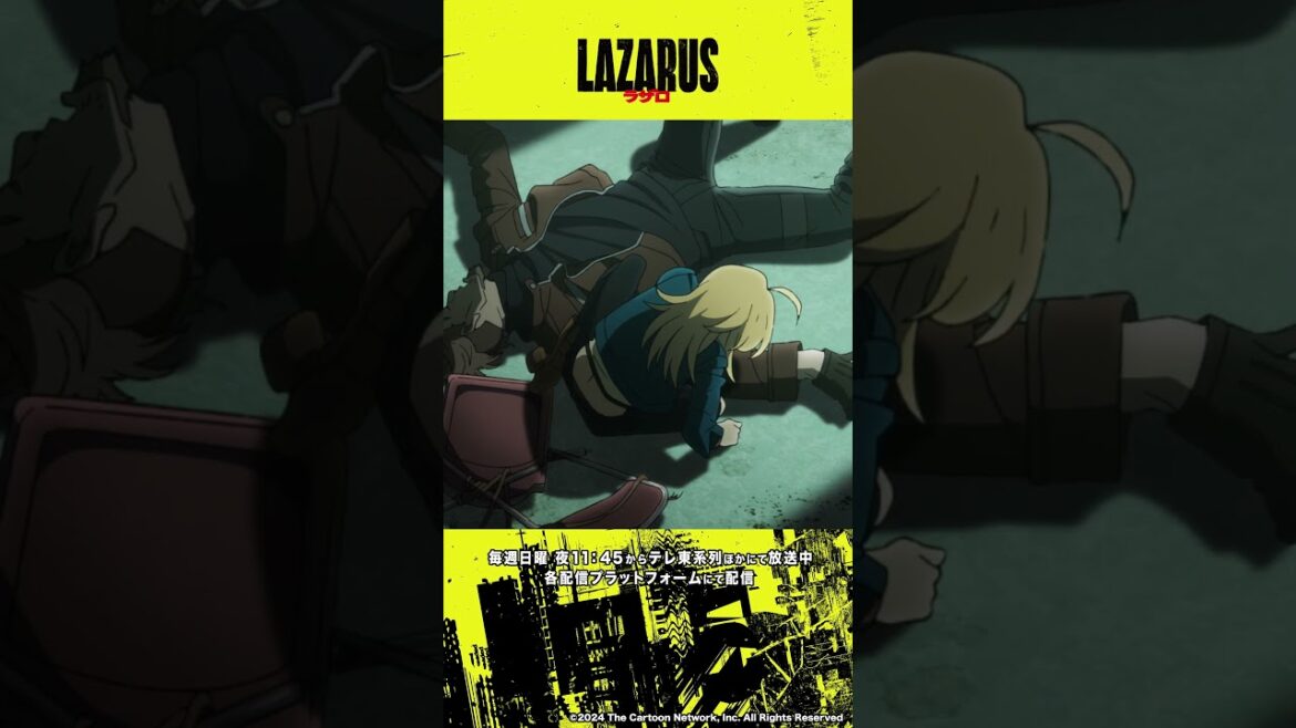 アニメ『LAZARUS ラザロ』アクション比較動画#8-1｜Making of “LAZARUS” from ep.8-1 action scene version  #LAZARUS #MAPPA