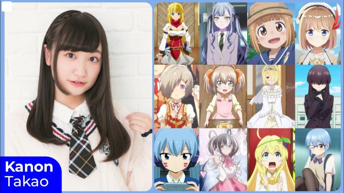 Kanon Takao [高尾 奏音] Top Same Voice Characters Roles