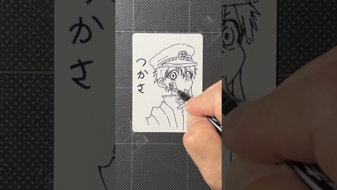 【地縛少年花子くん】つかさの描き方（簡単） #shorts #イラスト #drawing #fanart #地縛少年花子くん #hanakokun #toiletboundhanakokunedit