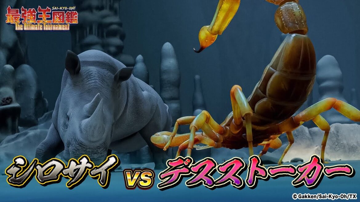 【アニメ最強王図鑑】シロサイ🔥VS🔥デスストーカー