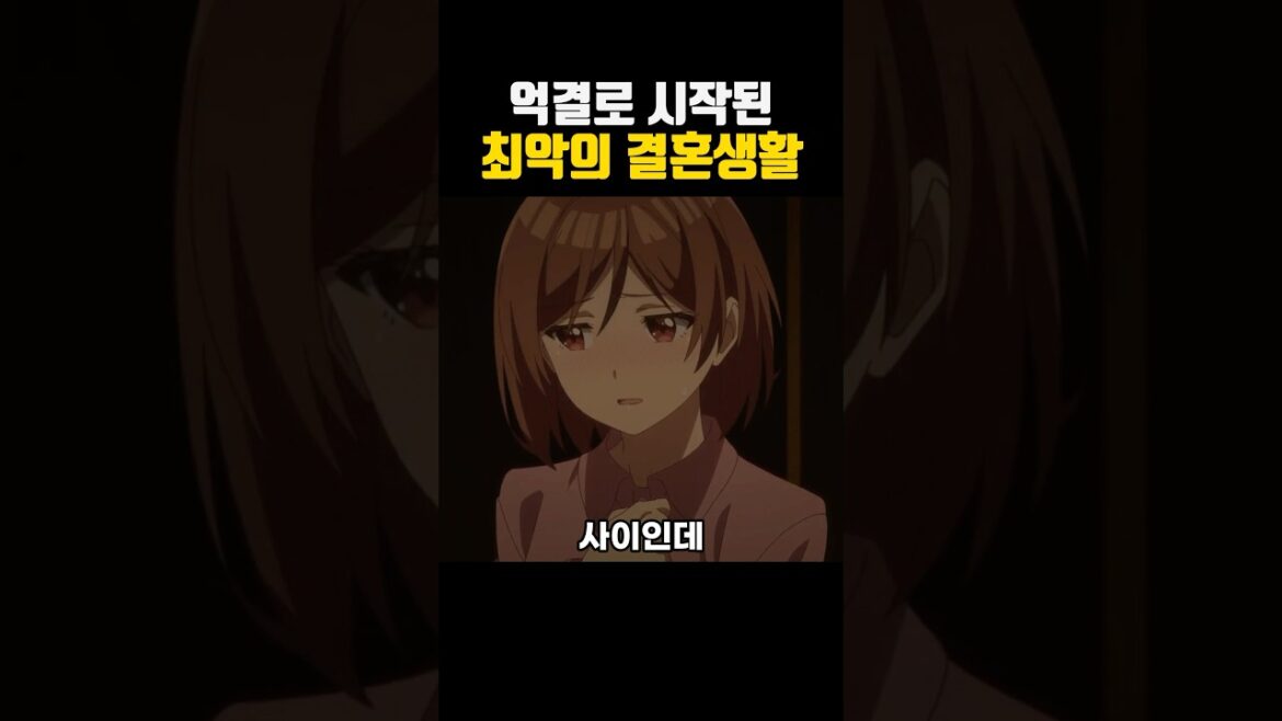 억지결혼으로 시작된 결혼생활
