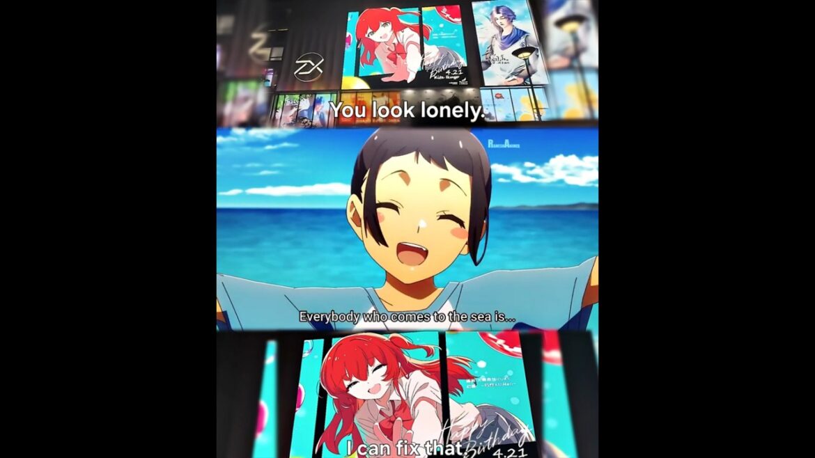 Everybody who comes to the sea is... 😶🧐🙄@#anime #animeweeb #shorts