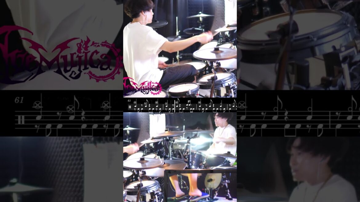 KiLLKiSS  – Ave Mujica 【Drum Cover】【ドラム叩いてみた】サビ BanG Dream!  足元楽譜歌詞 Ep 1 /OP  バンドリ!#shorts KiLLKiSS  - Ave Mujica 【Drum Cover】【ドラム叩いてみた】サビ BanG Dream!  足元楽譜歌詞 Ep 1 /OP  バンドリ!#shorts