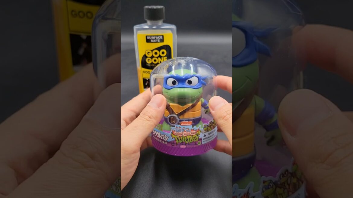 Unboxing Booksy TMNT with Goo Gone...