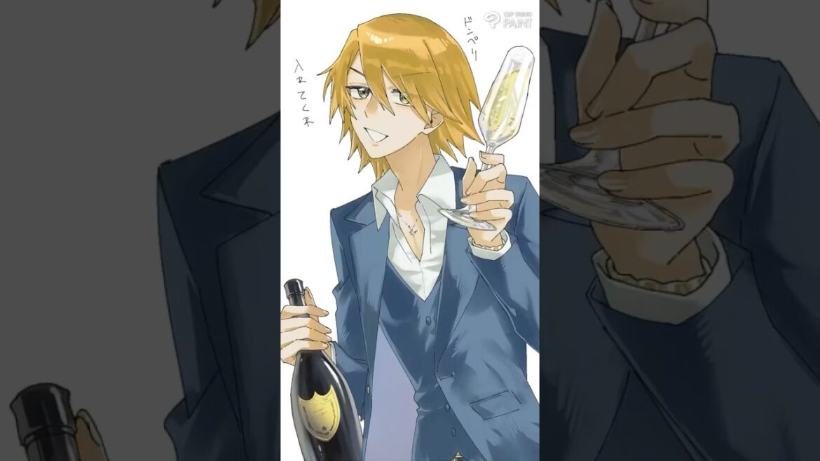 【えぶりでいホスト】破産しそう #anime #イラスト #clipstudiopaint #イラストメイキング #illustration #drawing