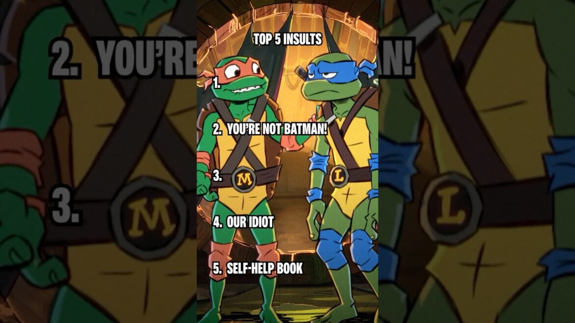 top 5 INSULTS from Tales of the TMNT (2024) 💀 #shorts