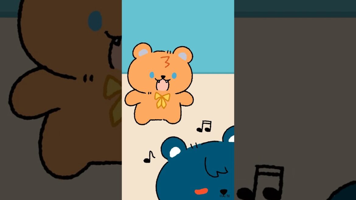 【アニメ】なかよし #さんくま #anime #にじさんじ #ショートアニメ