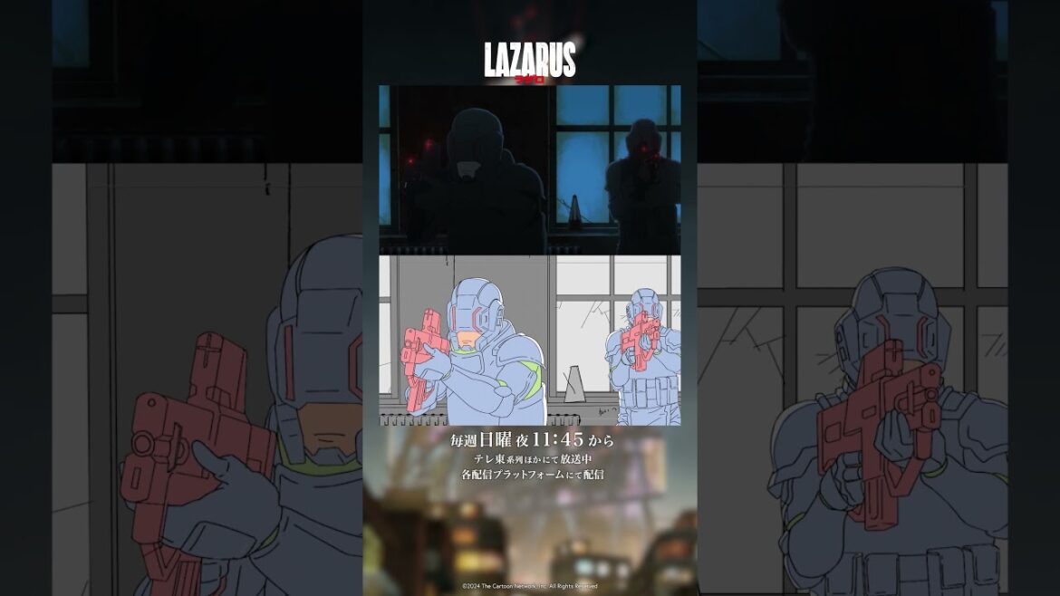 アニメ『LAZARUS ラザロ』線撮比較動画#9|Making of “LAZARUS” from ep.9 line art version #LAZARUS #アニメ #MAPPA アニメ『LAZARUS ラザロ』線撮比較動画#9|Making of “LAZARUS” from ep.9 line art version #LAZARUS #アニメ #MAPPA