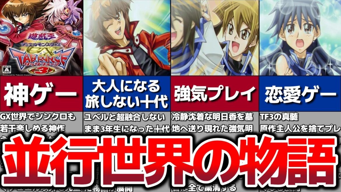 【原作IF】ゲームTF3でしか見られない遊戯王GXのIFストーリーまとめ（４選）【遊☆戯☆王デュエルモンスターズGX タッグフォース3（遊戯王TF3）】【レトロゲー】【遊戯王　まとめ】