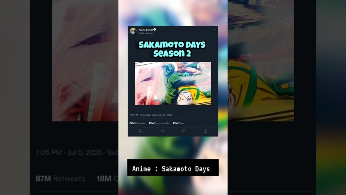 Sakamoto Days Season 2 Will Be 🥶💀#shortsfeed #shortsviral #sakamotodays Sakamoto Days Season 2 Will Be 🥶💀#shortsfeed #shortsviral #sakamotodays