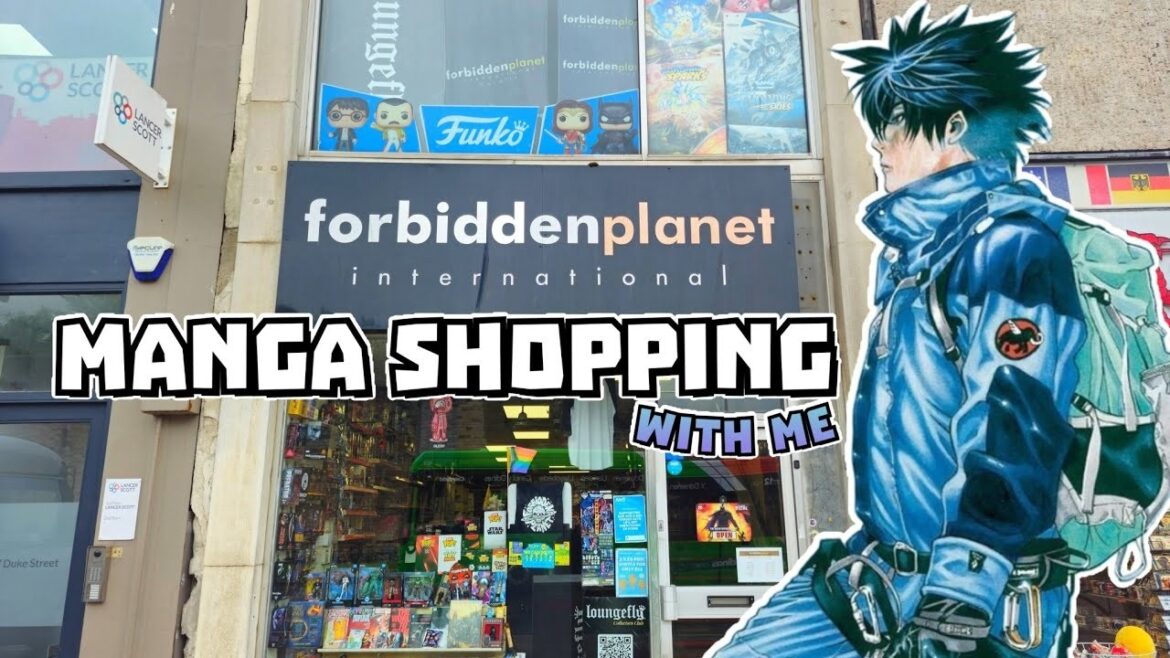 Manga shopping vlog || 🌟 Forbidden planet waterstones manga shopping with me 🛍