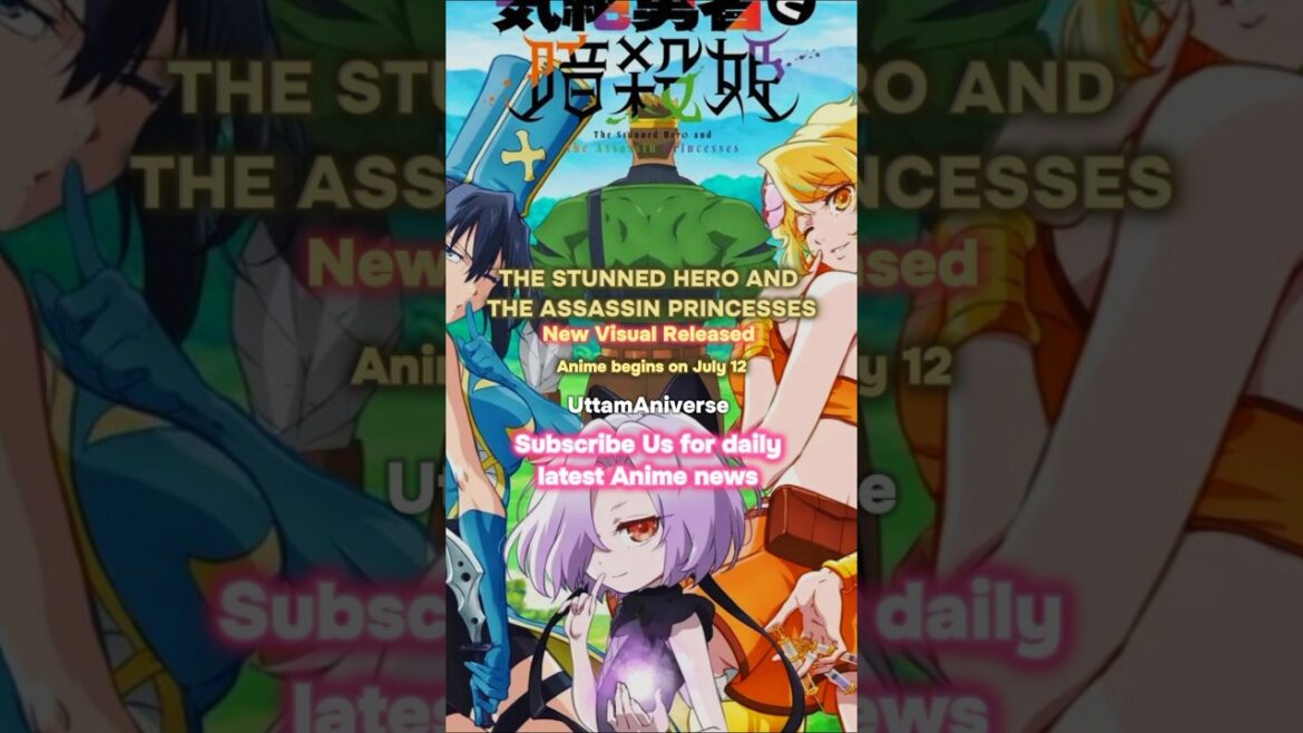 The Stunned Hero and the Assassin Princesses Main Visual Released | #anime #animeshorts