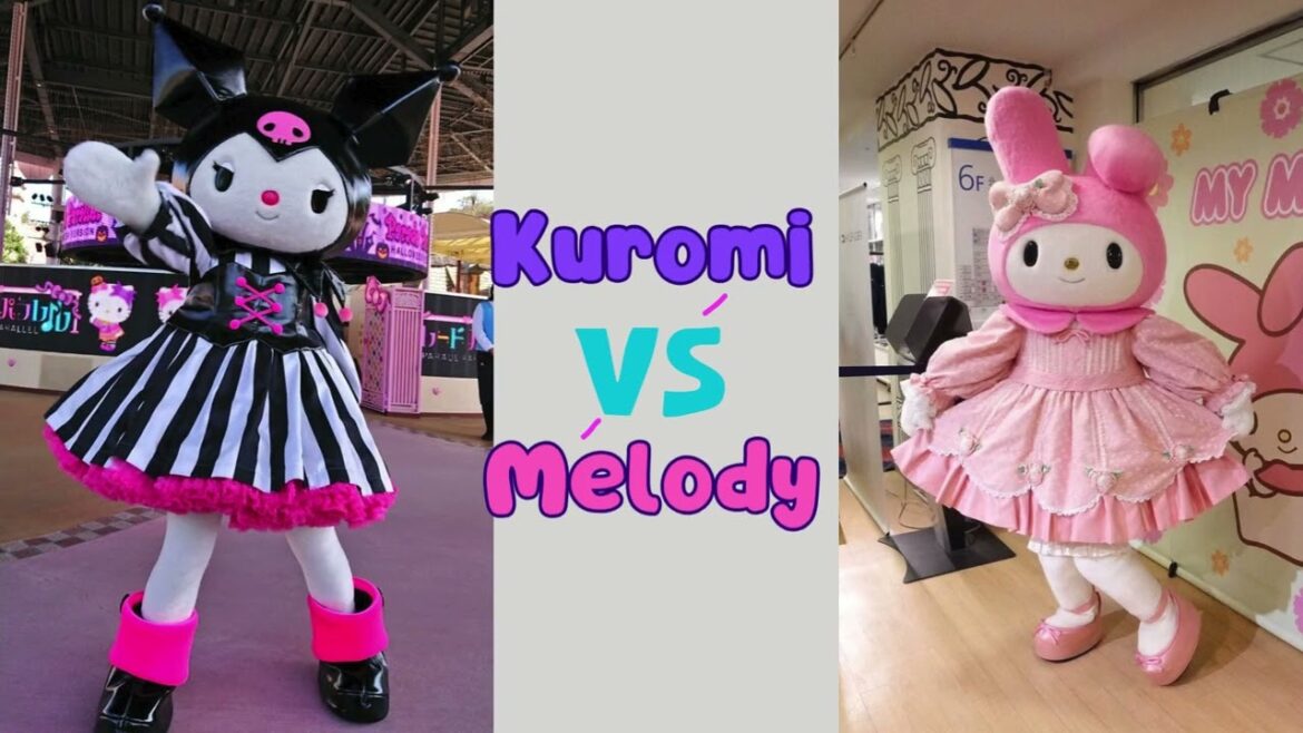 Kuromi Vs My Melody  #sanrio #fypシ゚viral #bissmillahrame #kuromi #mymelody #fypviralシ