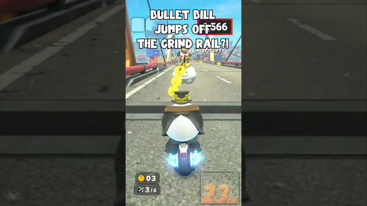 BULLET BILL JUMPS OFF THE GRIND RAIL?! TRACK MARIO KART WORLD #mariokartworld #nintendoswitch2 BULLET BILL JUMPS OFF THE GRIND RAIL?! TRACK MARIO KART WORLD #mariokartworld #nintendoswitch2