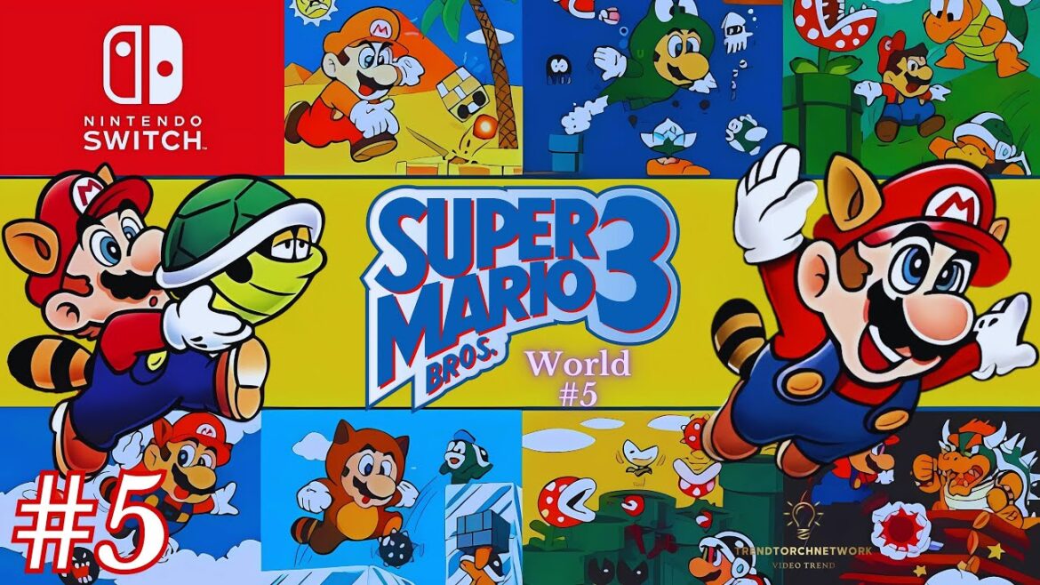 Super Mario Bros 3: Full Gameplay & Walkthrough: PT.5 | World 5