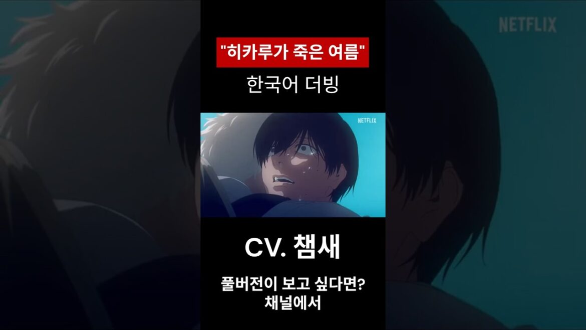 히카루가 죽은 여름 예고편 한국어 더빙