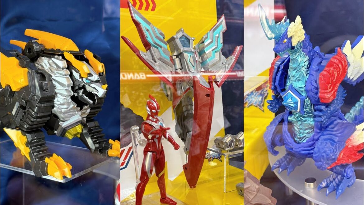 【最速展示】7月発売のウルトラマンオメガ玩具が展示スタート！DXオメガスラッガーの個別認識システムは赤ガヴ！？オメガメテオ・レキネス・トライガロン