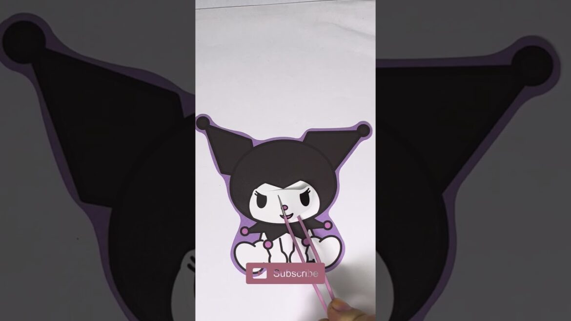 Kuromi 😍 #art #diy #sanrio  #melody #kuromi#cinnamoroll  #kawaii #hellokitty #doll  #japan