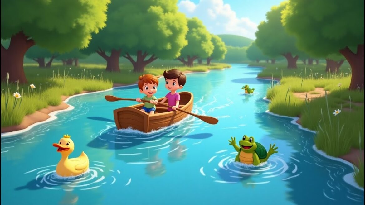 Row Row Row Your Boat Kids Songs R1E0706 | Classic Songs for Kids | Jumpy Bumps Row Row Row Your Boat Kids Songs R1E0706 | Classic Songs for Kids | Jumpy Bumps