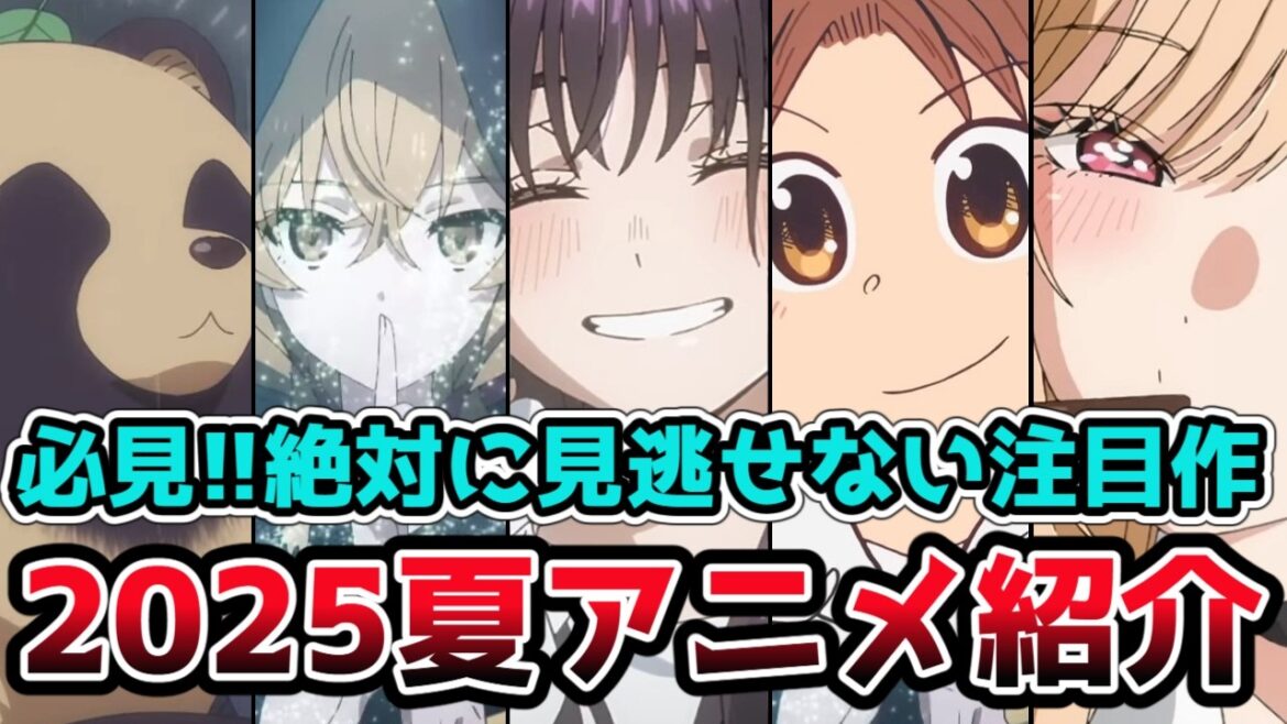 【2025夏アニメ】絶対に見逃せない期待の新作アニメ20選！続編タイトルの注目作も合わせてご紹介！【薫る花は凛と咲く,着せ恋2期,雨と君と,サイレント・ウィッチ,瑠璃の宝石,ブサメンガチファイター】