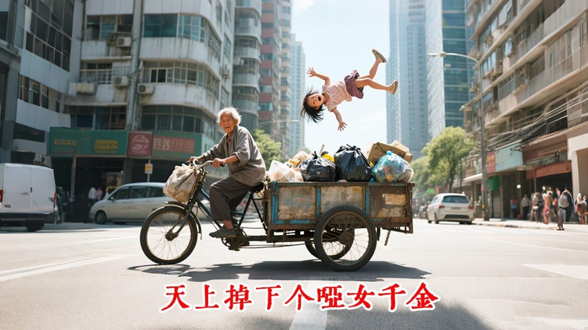 撿垃圾老頭意外接住墜樓的首富千金，20年後啞女千金被接回豪門，人生逆轉！#短劇 #逆襲 #萌娃 #親情