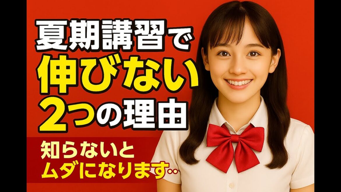 【塾選びの罠】夏期講習で後悔しないための2つの注意点!個別・集団の落とし穴を知らないと夏期講習が無駄に【要注意】 【塾選びの罠】夏期講習で後悔しないための2つの注意点!個別・集団の落とし穴を知らないと夏期講習が無駄に【要注意】