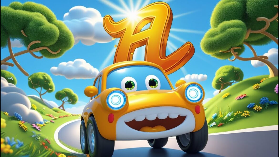Baby learns the letter V with Van – Small truck! 🚐