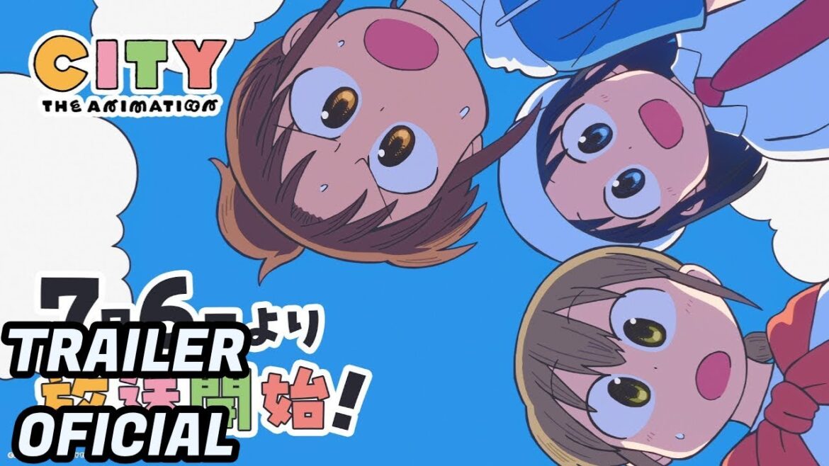 City The Animation (trailer 3). Anime estreia em 06 de Julho de 2025.