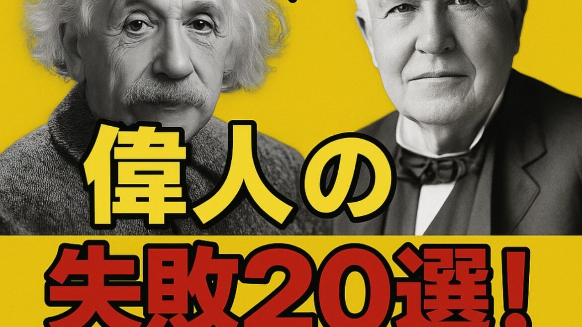 【偉人の失敗】世界の歴史的人物20選! 【偉人の失敗】世界の歴史的人物20選!