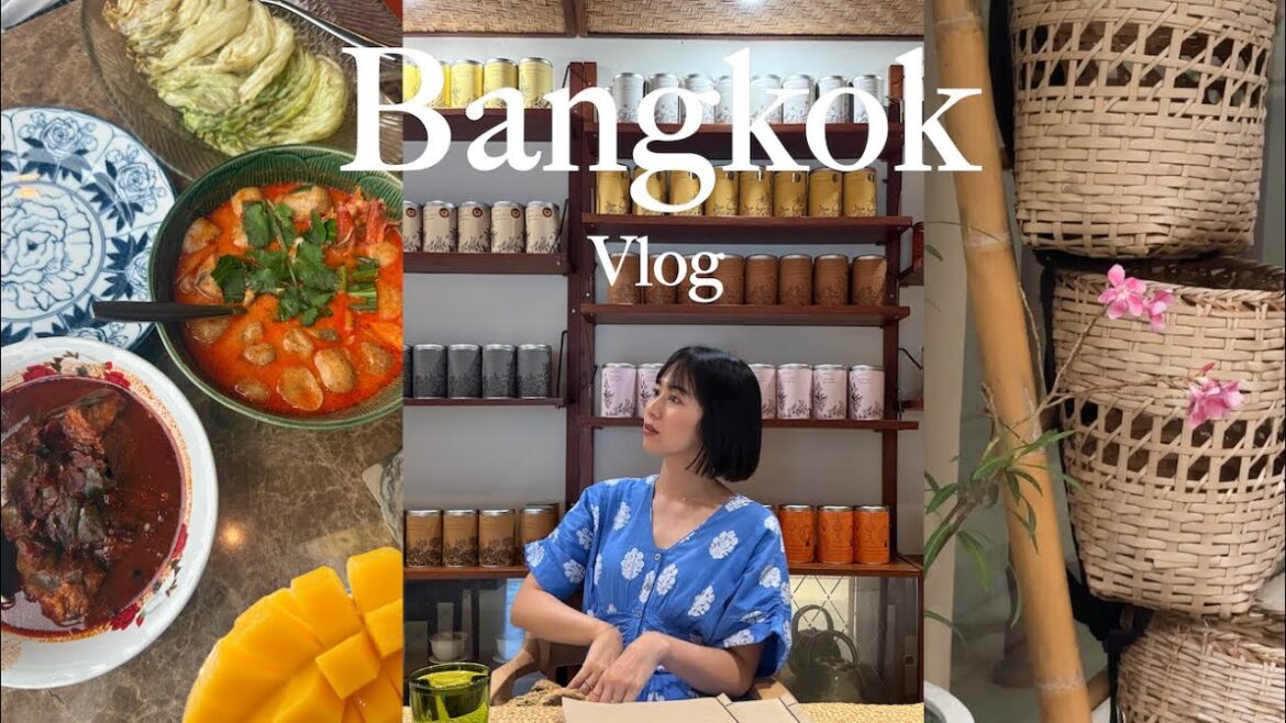 [タイ・バンコクvlog]3泊4日Bangkok大人旅🇹🇭グルメ・買い物・カフェ・マッサージ/とにかく詰め込んだThailand trip