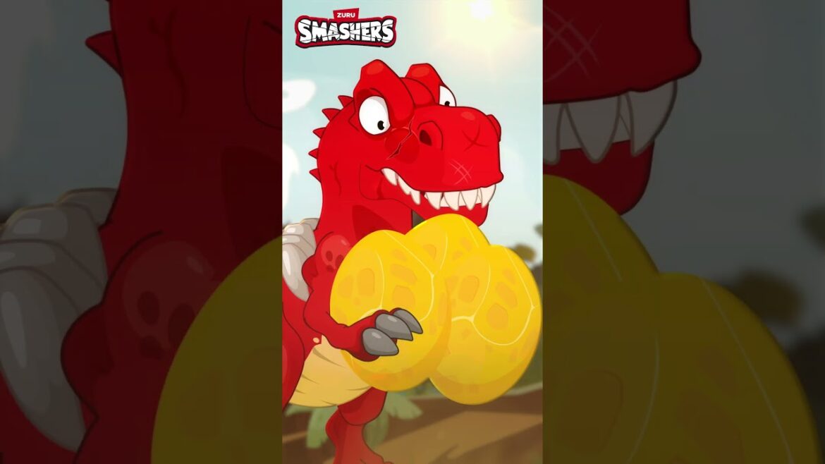 UFO Landing Fails on Dino Island! | Smashers | Animated Stories