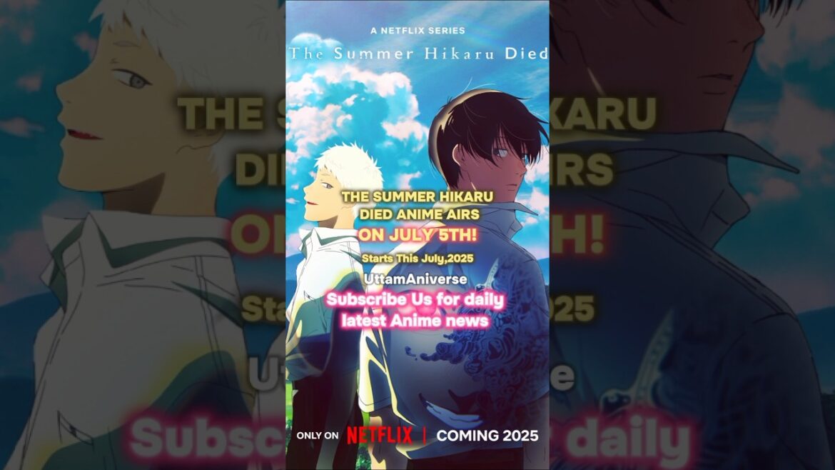 The Summer Hikaru Died Anime Airs on July 5th | #anime#shorts