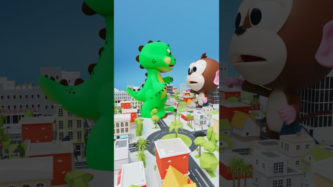 🧀👾 Dex-Zilla Vs Chesco-Kong in the City! 😂🦖🙊 with  @ChescoandDex