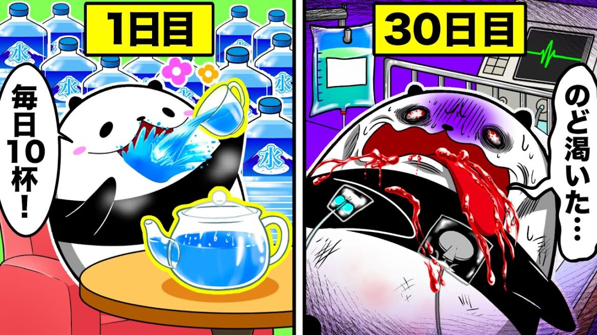 白湯を毎日飲み続けるとどうなるのか？【アニメ】