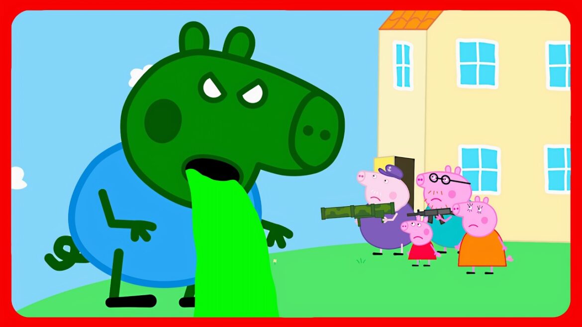 Zombie Apocalypse, Zombie George Appear At The Pig City | Peppa Pig Funny Animation Zombie Apocalypse, Zombie George Appear At The Pig City | Peppa Pig Funny Animation