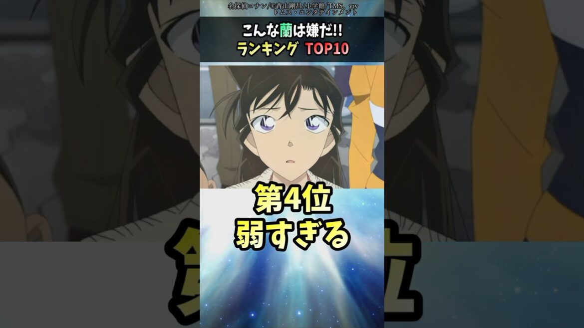 こんな毛利蘭は嫌だ！w『ランキングTOP10』 #shorts #名探偵コナン