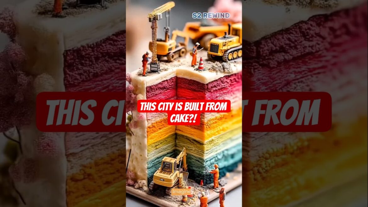 Dessert City Construction Officially Begins! #shorts #cartoon #reels #shortvideo #ai #animation