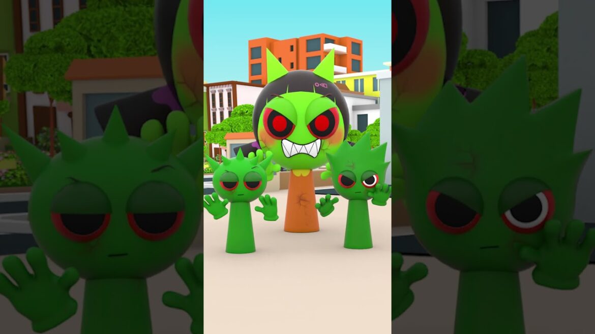 What if, The Whole Sprunki City Turns into Zombies  #sprunki #incredibox