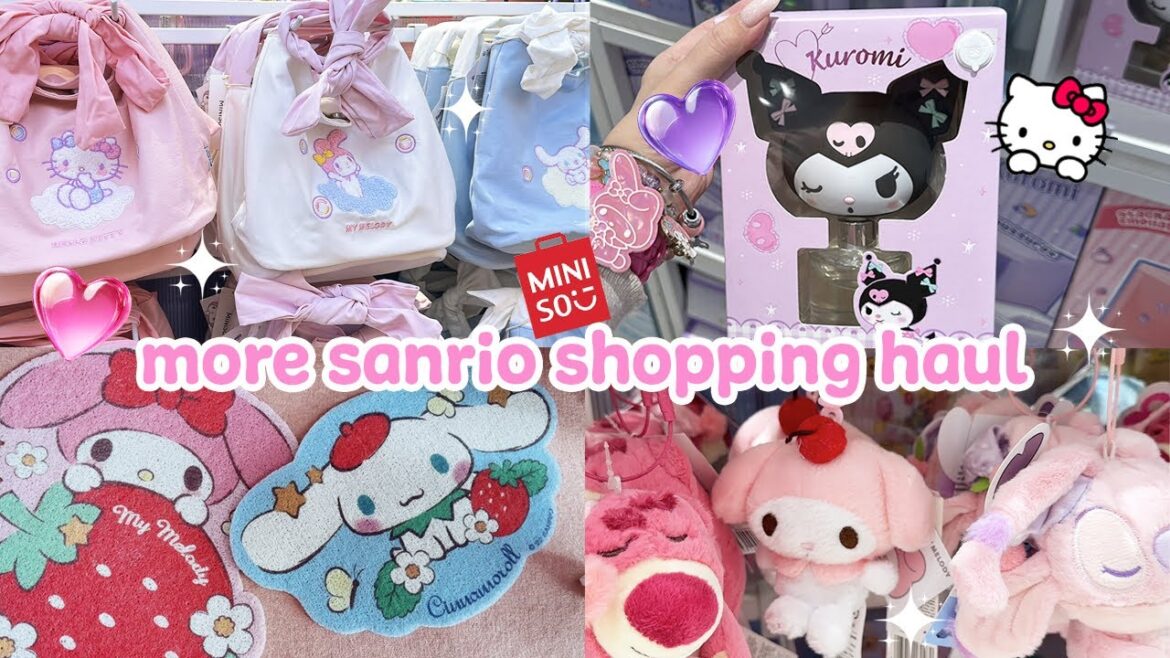 MINISO Shopping SPREE 💓 I Found The CUTEST Sanrio Items