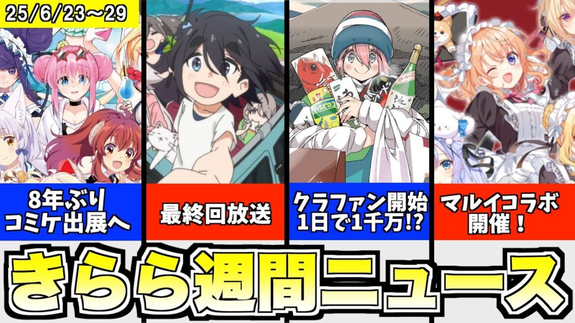 mono 最終回放送!どうだった?/ゆるキャン△ 10周年記念展クラファン開始!/きらら コミケに8作品参戦!/ご注文はOIOIですか?開催!、など【きららニュースまとめ】 mono 最終回放送!どうだった?/ゆるキャン△ 10周年記念展クラファン開始!/きらら コミケに8作品参戦!/ご注文はOIOIですか?開催!、など【きららニュースまとめ】
