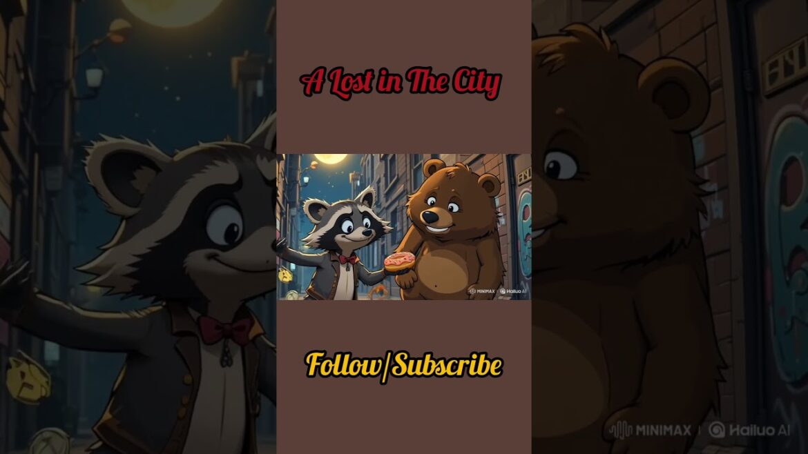Lost in the City Father Bear Fight for Family #animation #animatedvideo #cartoon  #yt #youtube